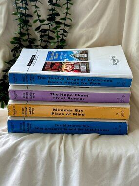 Lot of 4 Reader’s Digest Select Editions (Large Type) | 8 Condensed Novels